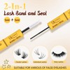 QUEWEL Cluster lash Glue lash Bond and Seal for DIY