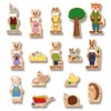 yoamo Easter calendar with play case with 16 wooden figures