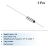 MECCANIXITY 5Pcs Metal Temperature Thermal Fuse RY167 167 °C 332.6