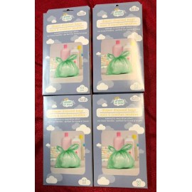 Angel of Mine Diaper Disposal Bags Angel of Mine Tie Close Handles 240 Count Baby Powder Scent