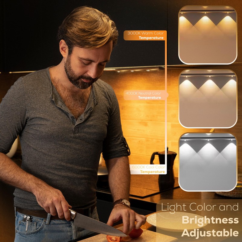 IPBIAN Under Cabinet Lighting, Gray, IPUCL0124C