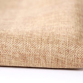 Flushbay Speaker Grill Cloth Cloth Fabric 50cm x 146cm Linen Speaker Saranet Fabric for Media Cabinet, Stage Speaker, KTV Box Repair, Dustproof Protection (Tan)