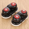 1 Piece Black Boat Sailing Ball Bearing Cam Cleat ABS