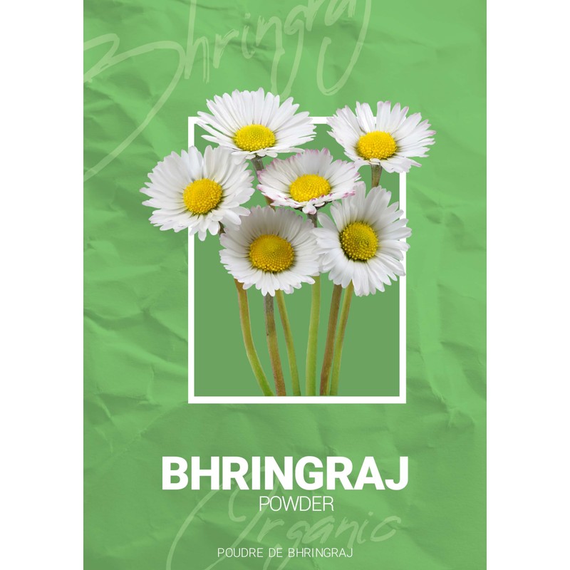 She Made Bhringraj Powder