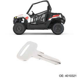 Briny River 4Pcs Snowmobile ATV Blank Key 4010321 Compatible with Polaris 4 Wheeler ATV Ranger RZR Snowmobile