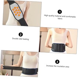 ORFOFE 1pc Warm for Back Support Self-heating Lumbar Brace Elastic Abdominal Belt for Men and Women Fits Waist for and Comfort