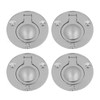 4Pcs M5 Flush Ring Pull Round Wear Proof Stainless Steel