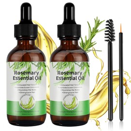 Rosemary Oil for Hair Growth, 2 * 60ML Rosemary Essential Oils for Strengthens Hair 120 ml