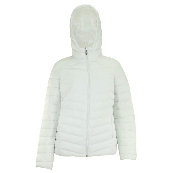 Spyder Women's Channel Puffer Jacket, White Large