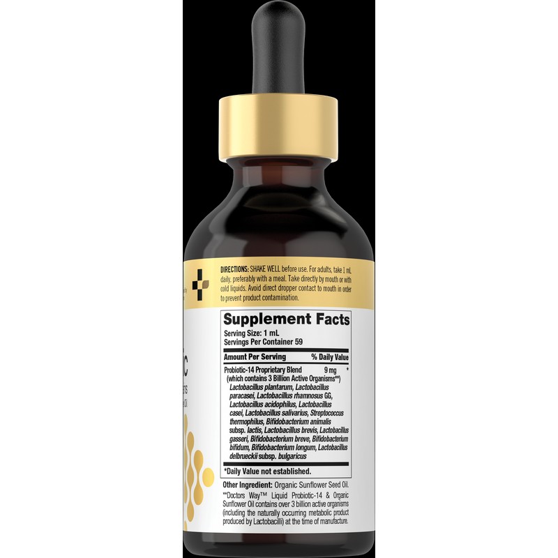 Doctor's Way Liquid Probiotic | 2 fl oz | Organic