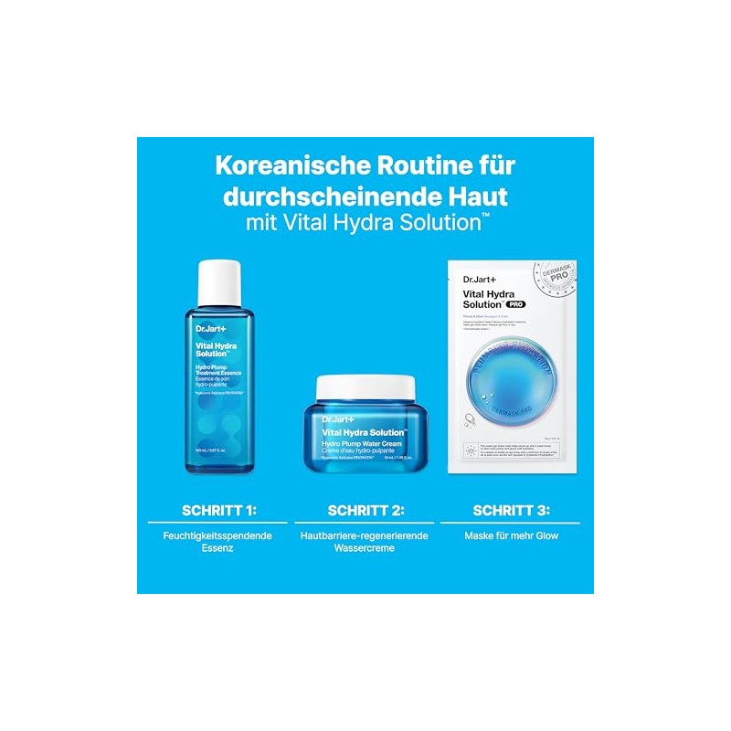 Dr.Jart+ Dermask Vital Hydra Solution Glow Face Mask with Hyaluronic