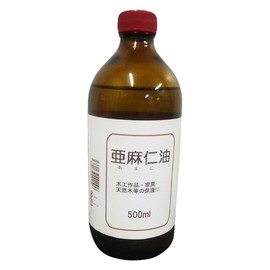 Chubu Sunday Hanbai Dry Oil Flaxseed Oil 500ML Clear Main Body: Depth 7.5cm Main Body: Height 18.600000000000001cm Main Body: Width 7.5cm
