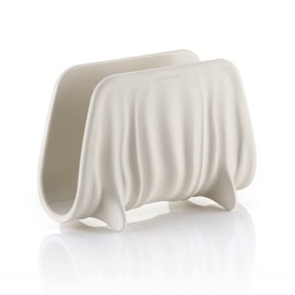 Guzzini - Tierra 197200156 Napkin Holder, Recycled Plastic, Milk White, 16 x 8 x 11 cm