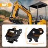 MMS Quick Change Hitch for Mini Excavators, Quick Connect Attachments