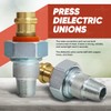 Highcraft Dielectric Union Pipe Fittings 3/4 in. MIP x Press