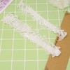 Honbay 2PCS Lace Flower Leaf Design Bridal Garter Stretches Garter
