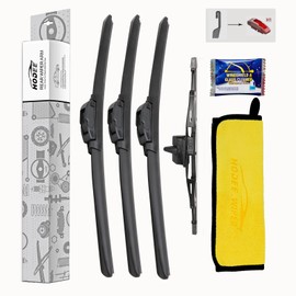 HODEE 4 wipers 16"+14"+14"+10" Colour Front Wiper Blades Replacement for Toyota FJ Cruiser (XJ10) 2007-2014,Windshield Blade & Back Rear Window Blade & Washer Tablets U/J Hook