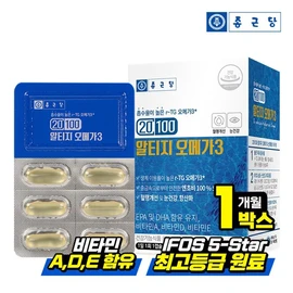 Chong Kun Dang 4+1 Chong Kun Dang 20100 Supercritical Altige Omega 3 1 box, single option / 종근당 4+1종근당 20100 초임계 알티지 오메가3 1박스, 단일옵션