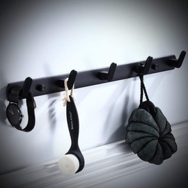 Perchero montado en la pared 4 ganchos para colgar Ganchos de pared de acero inoxidable para colgar sombrero de abrigo, soporte para llaves, cocina, baño, dormitorio