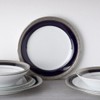 Noritake Crestwood Cobalt Platinum Salad/Dessert Plate, 8 1/4", Set of