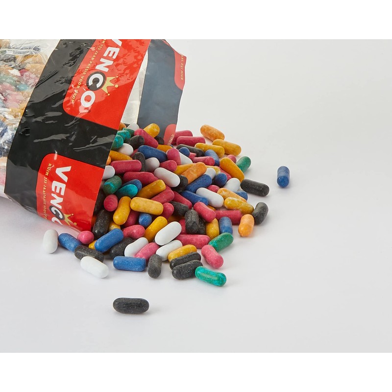 Venco Dutch Small Torpedoes Coloured Kleurendrop Liquorice 1 kg