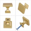 homdiy 10 Pack Gold Cabinet Knobs Brushed Brass Dresser Drawer