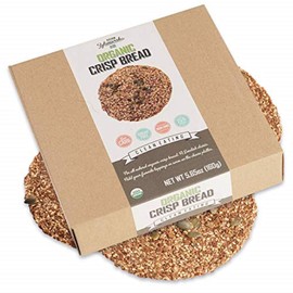 KZ Clean Eating High Fibre Scandinavian Organic Crispbread, 160 Grams