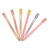 Gullor 6 Pieces Pineapple Pens, Bling Metal Ballpoint Pens for