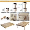 ANFU Cutting Board Adjustable Feet, Wood Adjustable Feet for Countertop