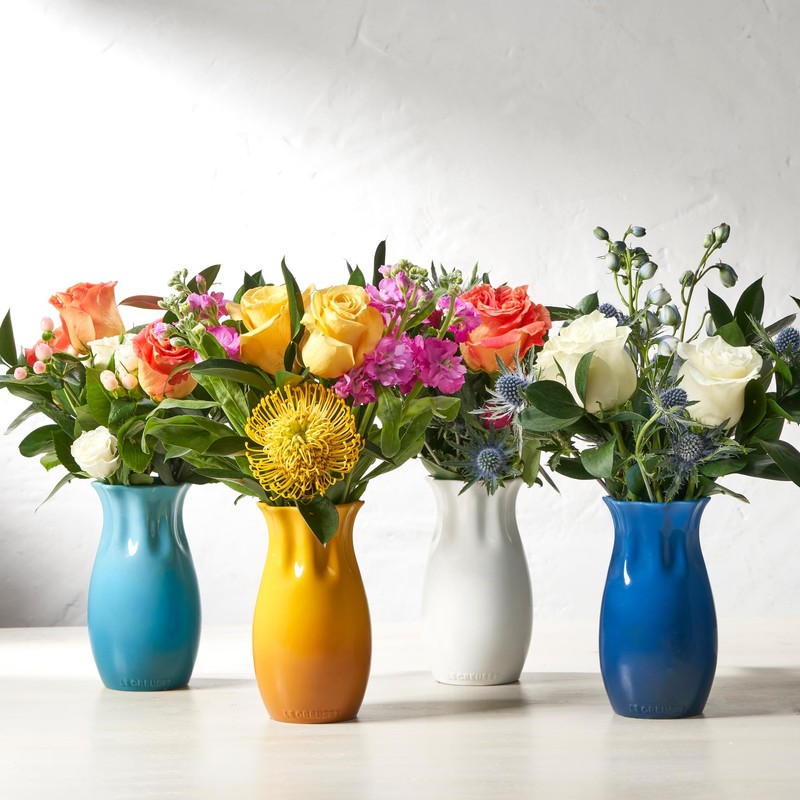 Le Creuset Stoneware Small Vase (6.5" x 3.5"), Marseille