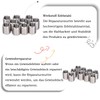 10 Pieces Threaded Insert Reducing Nut M8 to M10 Stainless