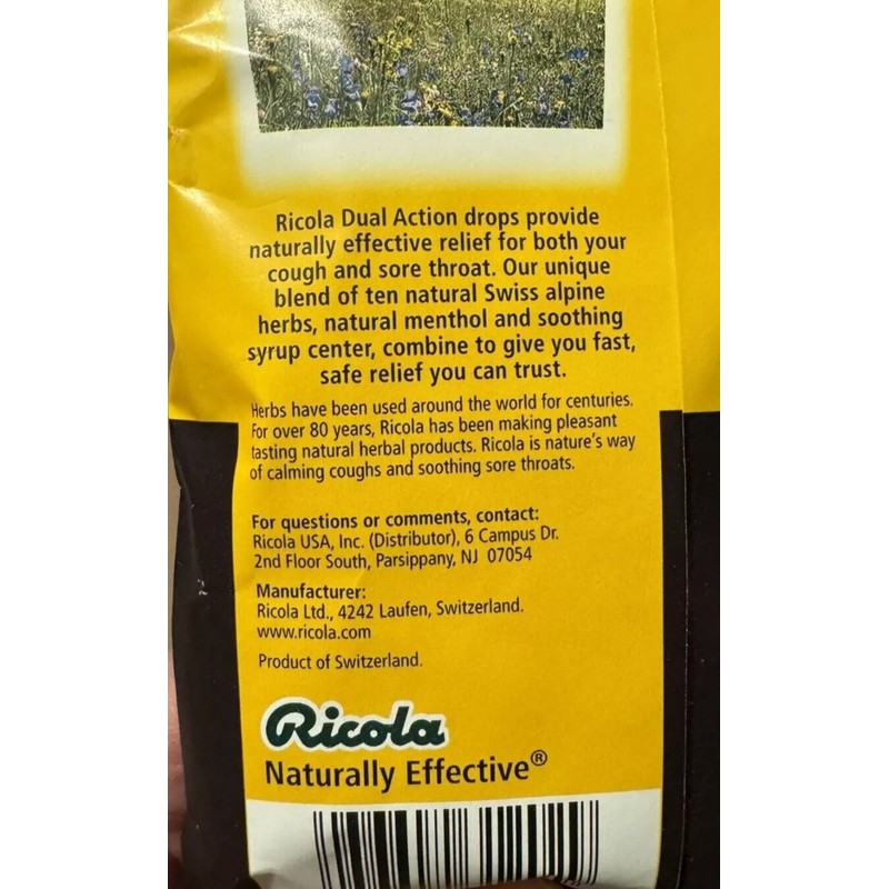 Ricola 2 XBags Ricola Dual Action Extra Relief Cough Drops