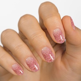 MOYOU LONDON Semi Cured Gel Nail Strips - 20 Pcs. Gel Nail Wraps for Salon-Quality Manicure - Works with Any UV Lamp - Easy to Apply, Trim, & Remove Nails Stickers