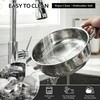 AuFranc® 5 Quart Steamer for Cooking - Stainless Steel Steam