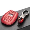 Vitodeco Genuine Leather Smart Key Fob Case Cover Protector with