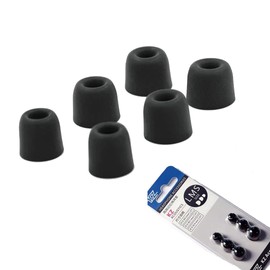 Gomas para Audifonos KZ Memory Foam 6 Piezas L/M/S Gomas para Audífonos kz Originales Punta de Oreja para Auriculares In-Ear y Almohadillas de Silicón Suave Comodas