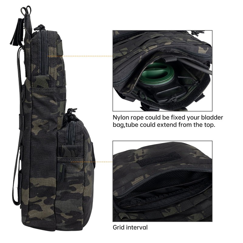 EXCELLENT ELITE SPANKER Tactical Molle Hydration Backpack for 3L Drinking