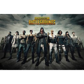 POSTER STOP ONLINE PUBG - Gaming Poster (Characters/Group) (Size 36" x 24")