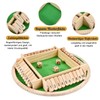 Wooderma Shut The Box Game, 4 Players Classic Dice Game,