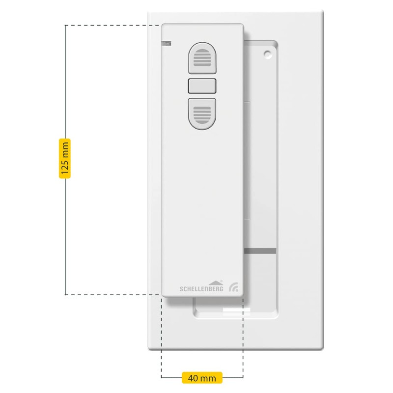 Schellenberg 20015 Radio Hand Transmitter 1 channel White