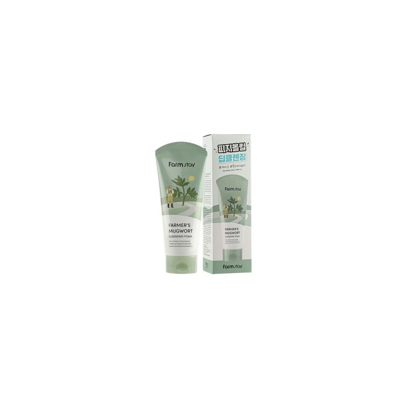 Farmstay Farmers Cleansing Foam Mugwort 180ml / 팜스테이 파머스 클렌징