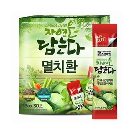 Joeun Yakcho 굿허브 멸치환 스틱형 3g x 30포 Good Herb Anchovy Snack Stick 3g x 30 Packs