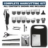 Wahl USA Chrome Pro Corded Clipper Complete Haircutting Kit for