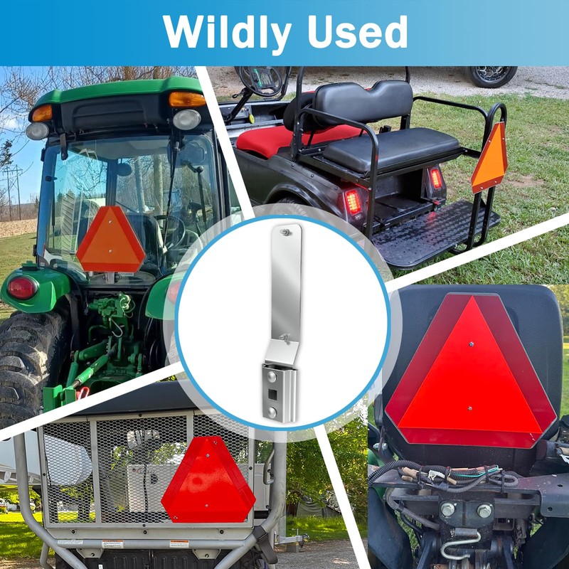 Fixirons Slow Moving Vehicle Sign Mount Kit for Tractor or
