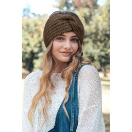 DRESHOW 6 Pieces Women Warm Knitted Headband Winter Ear Warmer Crochet Head Wraps Thick Cable Headband