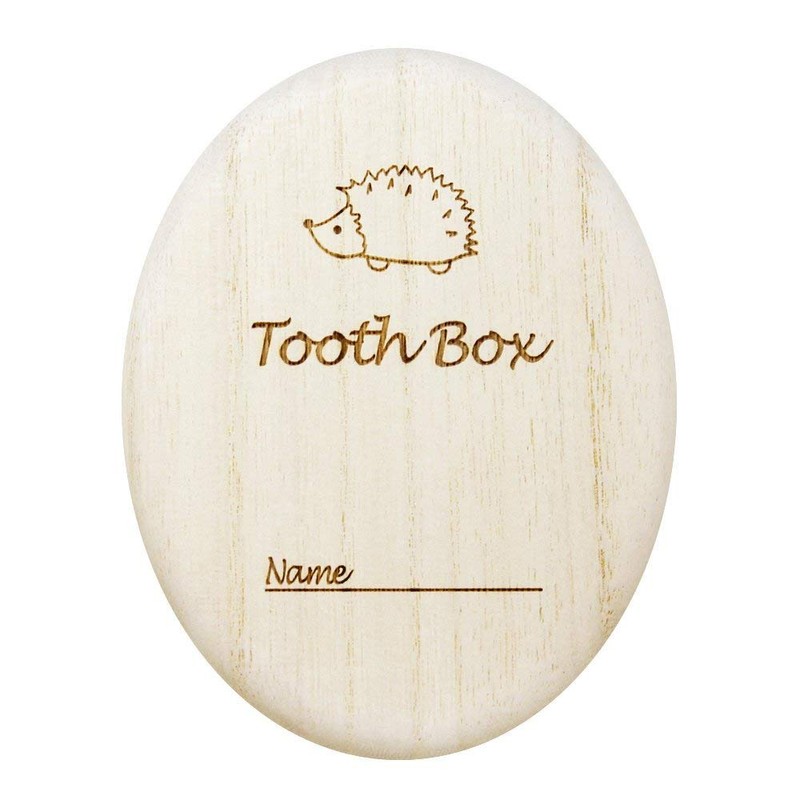 Baby Tooth Case [Made of High Quality Paulownia Natural Wood]