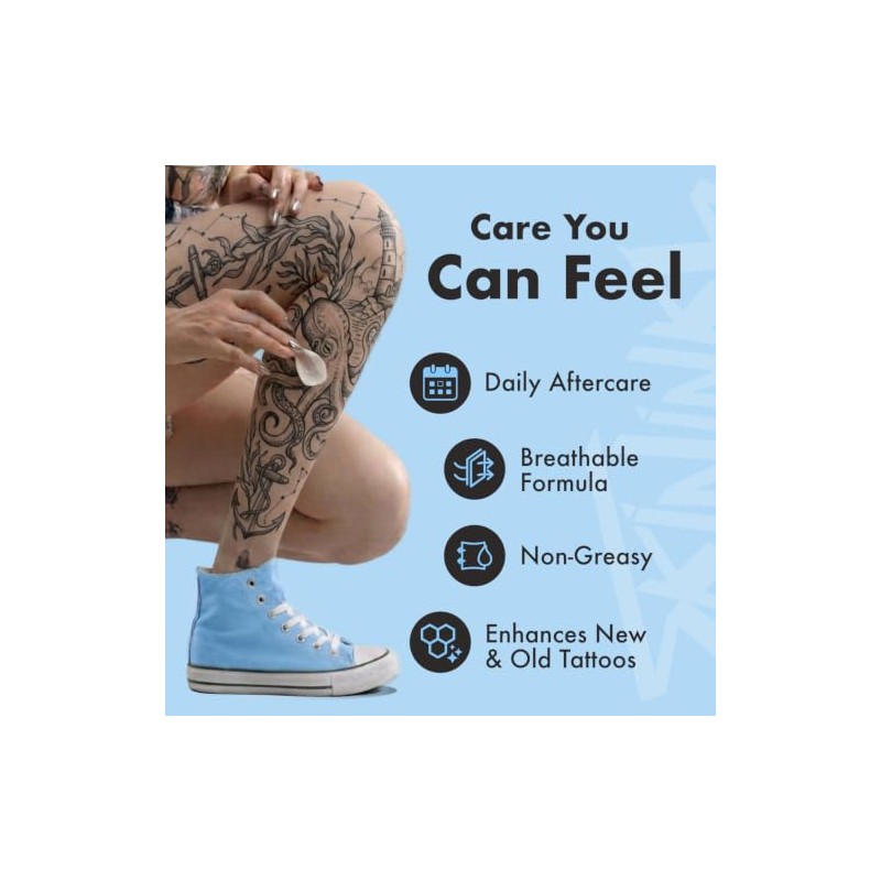 Tattoo Aftercare Balm & Cream for New & Healed Tattoos