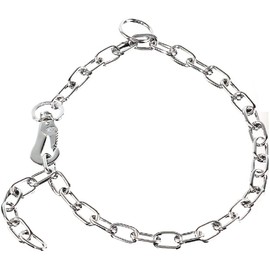 Sprenger CR Chain Collar Medium Chain with 1 Ring and 1 Sprinkler Hook Chrome-Plated Steel 3 mm for Dogs up to 45 kg (55 cm)