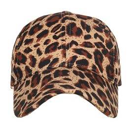 WHITE FANG CA334 Hat, Leopard Pattern, Cap, Animal, Stylish, Cool, Casual, Men's, Women's,