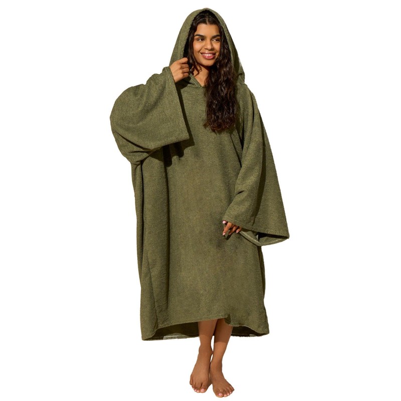 Brentfords Hooded Towel Adults, Changing Robe Large Bath Surf Beach